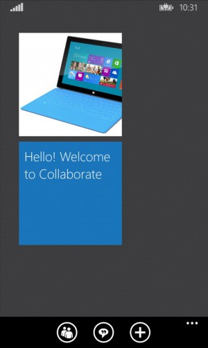 Collaborate for Windows Phone 8.1